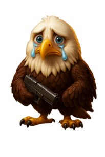 No results found - Sad eagle illustration