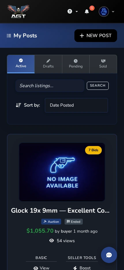 FFL Tools - Mobile view