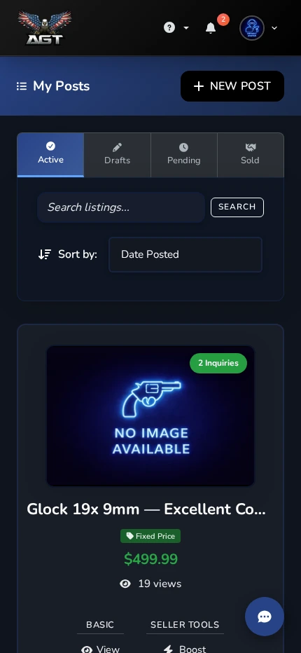 FFL Tools - Mobile view